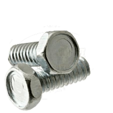 Newport Fasteners 1/4"-20 x 1/2 in Slotted Hex Machine Screw, Zinc Plated Steel, 100 PK 861432-100